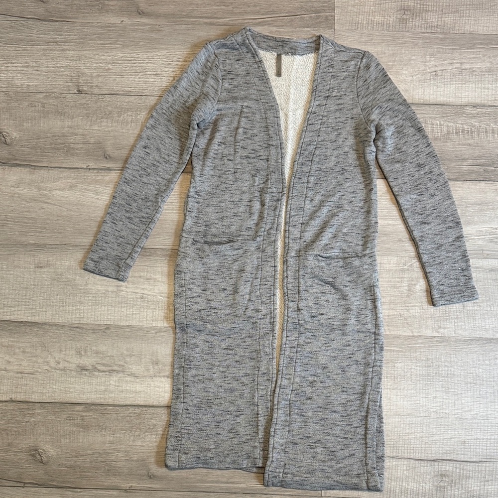 Mono B Gray Long Cardigan